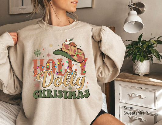 Holly Dolly Christmas Crewneck