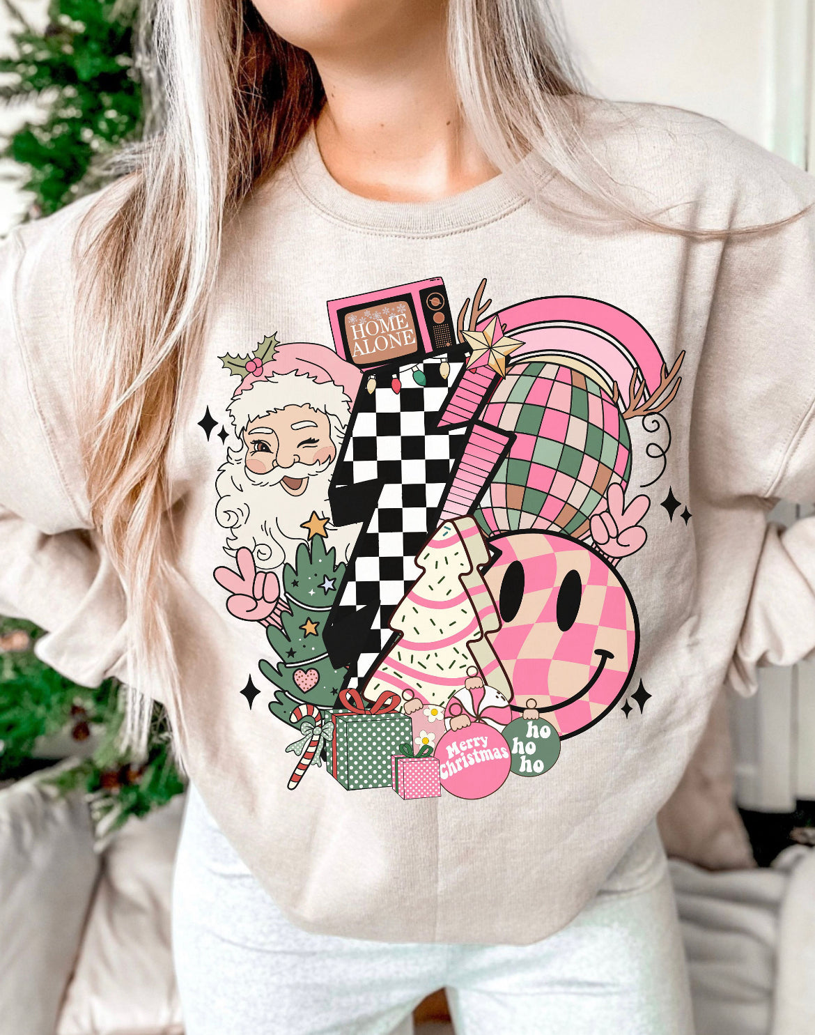 Retro Christmas crewneck