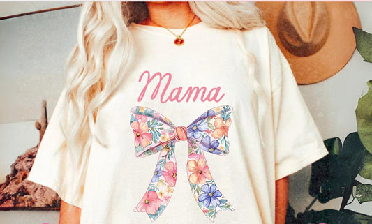 Mama bow T-shirt