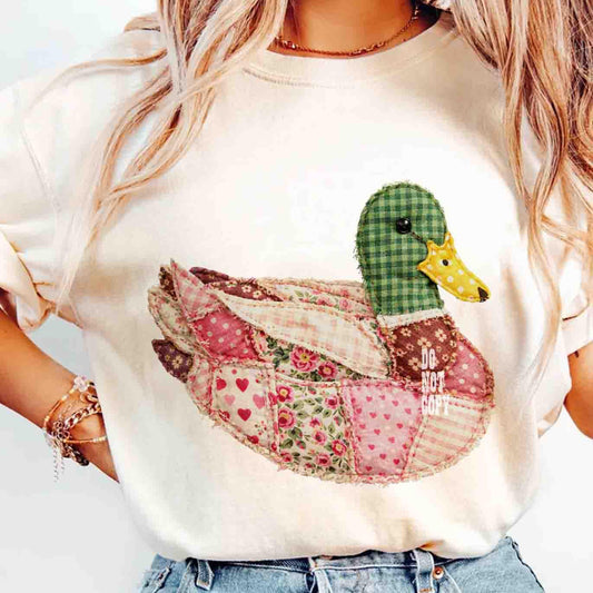 Faux Patchwork Duck