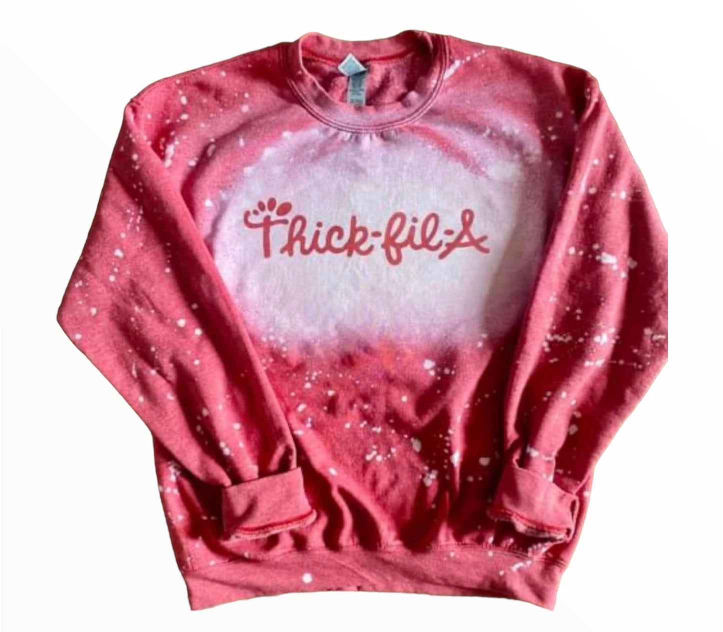 Thick-fil-A Bleached Crewneck